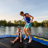 RAVE Sports Aqua Jump Eclipse Water Park 200: Ultimate Summer Fun for Family - 20ft Water Trampoline with Aqua Log & Launch!